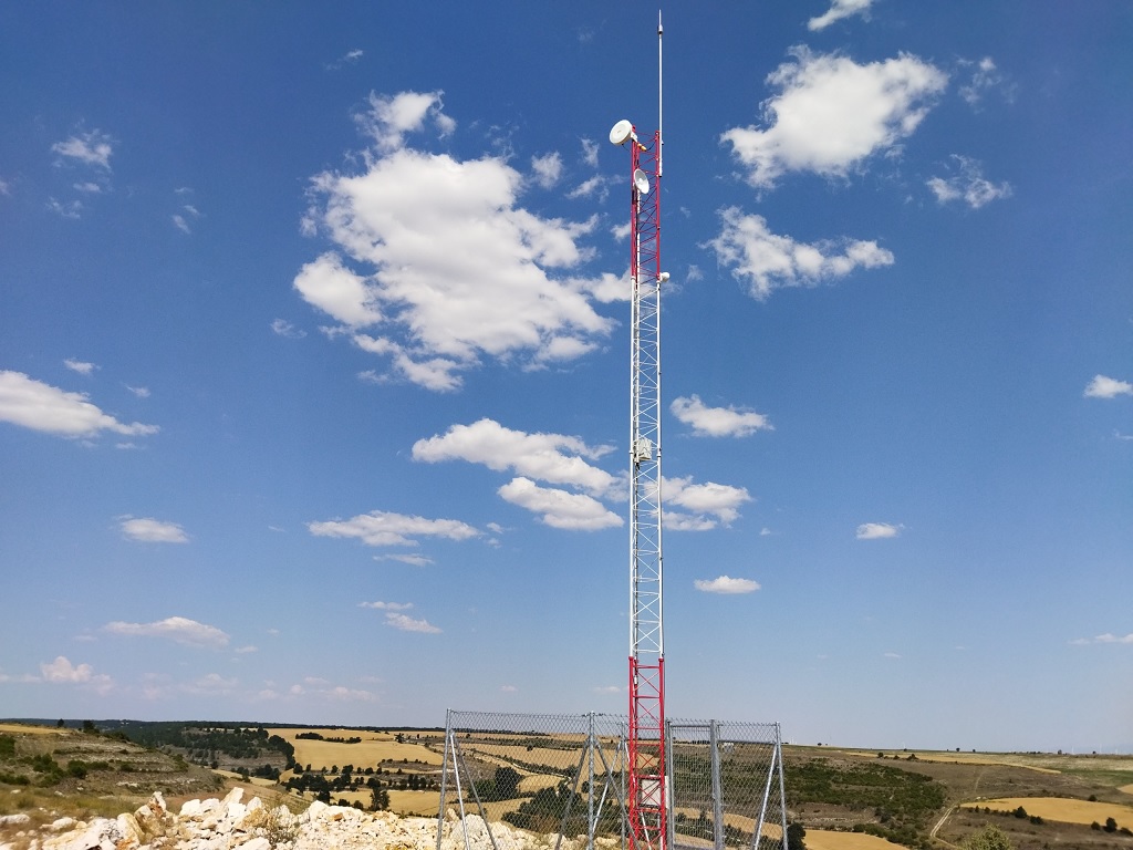 Sistema de pararrayos, complemento del enlace de Internet Cajamarca a Milco