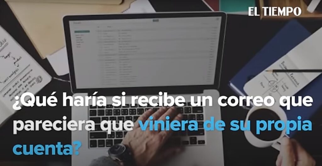 Alerta por el falso correo que llega desde su propia cuenta