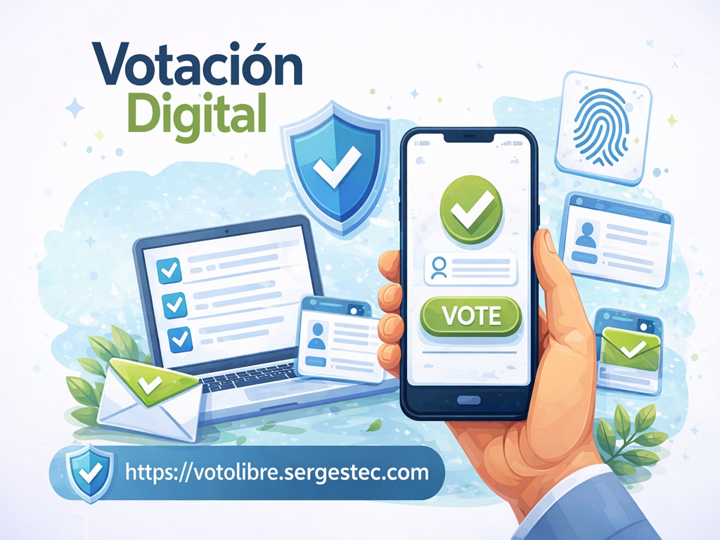 Imagen de Sistema de votación digital seguro y transparente VOTOLIBRE