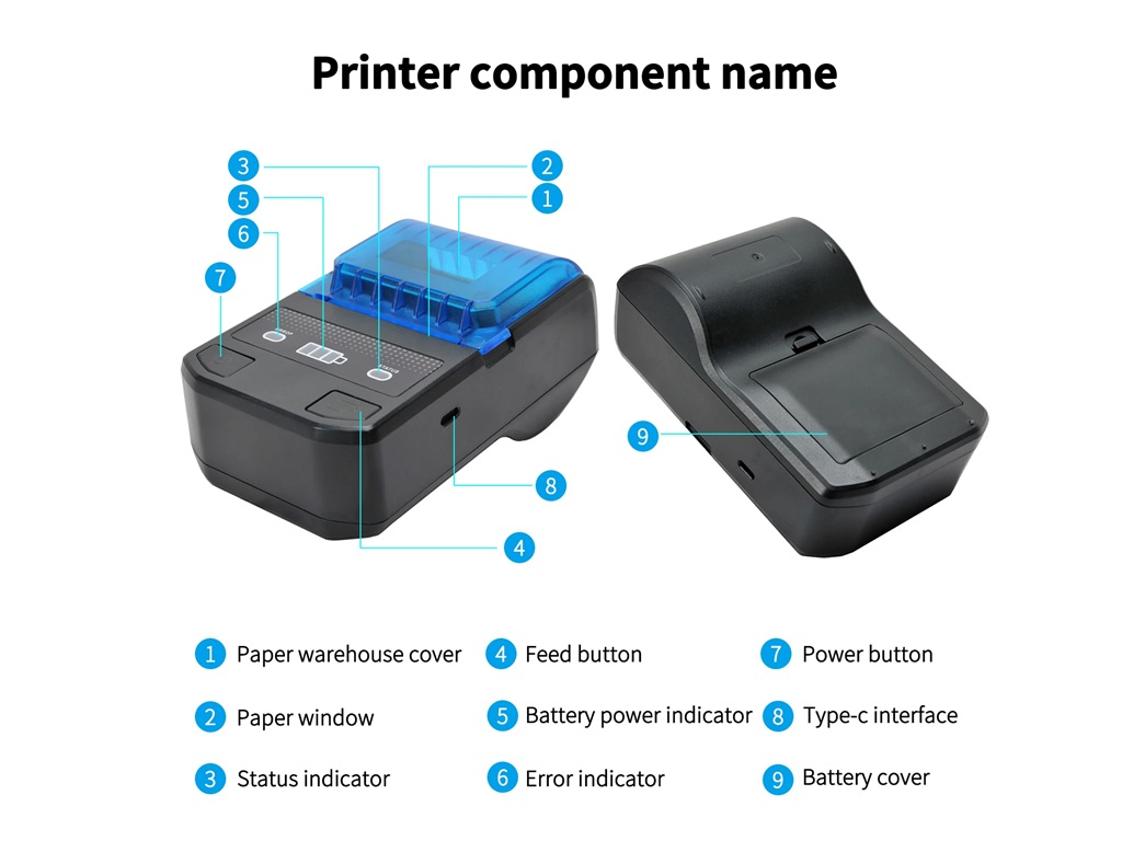 Impresora de Etiquetas Térmicas JK-58PL