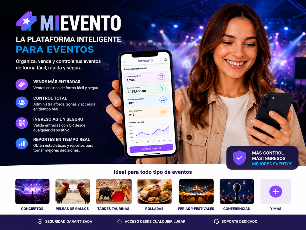 Imagen de MIEVENTO La Plataforma Inteligente para Eventos