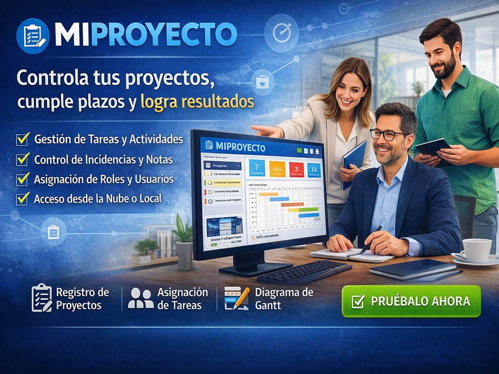 Sistema administrador de proyectos MIPROYECTO