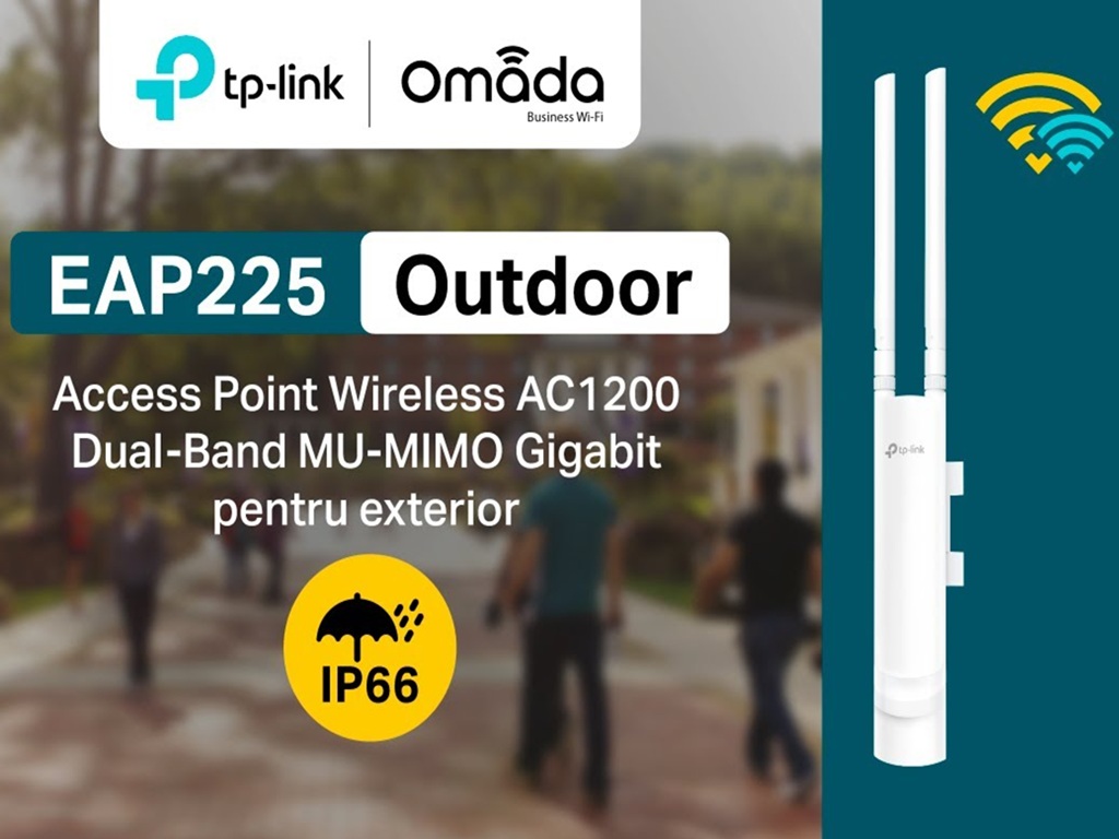 Imagen de Punto de acceso EAP225 TPLink para exteriores