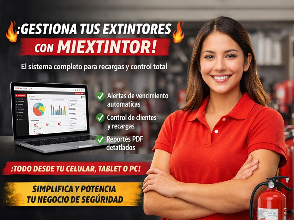 Sistema de recarga de extintores MIEXTINTOR